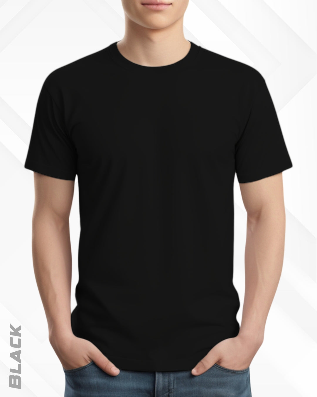 CLASSIC CREW NECK PLAIN TEE - DARKER SHADES