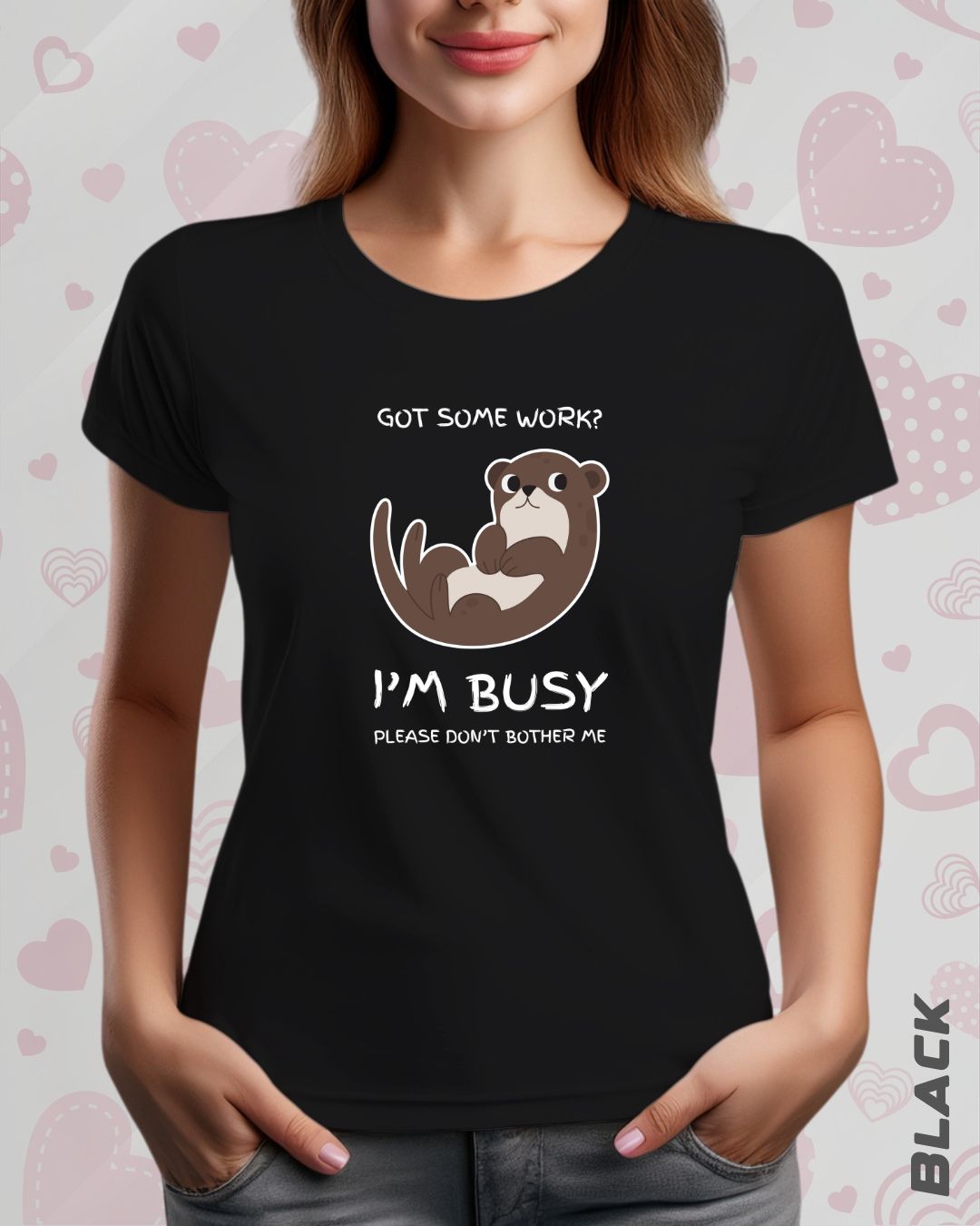 I'M BUSY TEE - DARKER SHADES