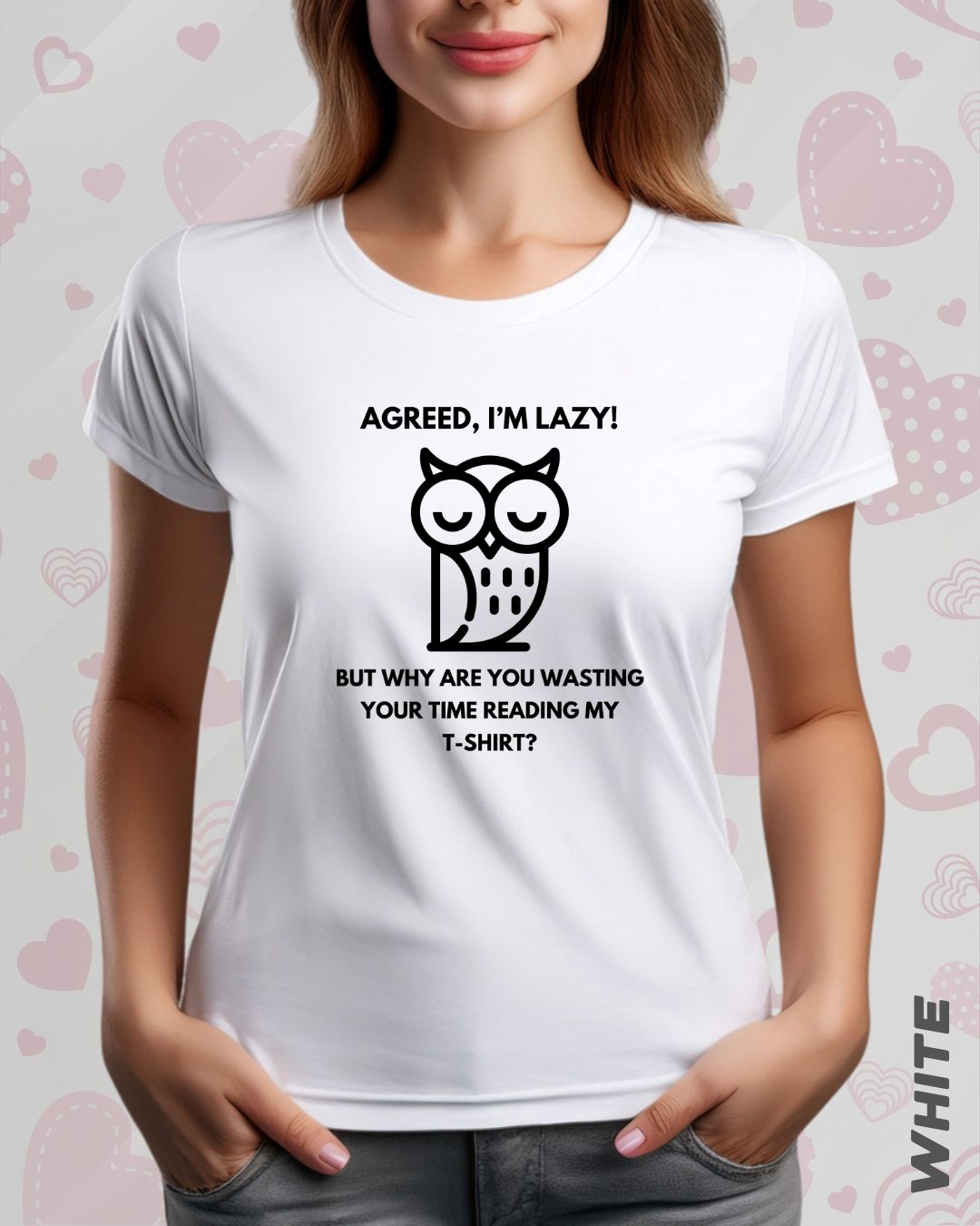 LAZY OWL TEE - LIGHTER SHADES