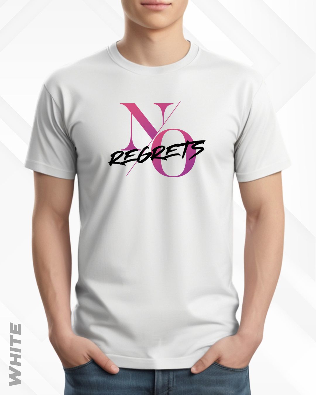 NO REGRETS TEE - LIGHTER SHADES