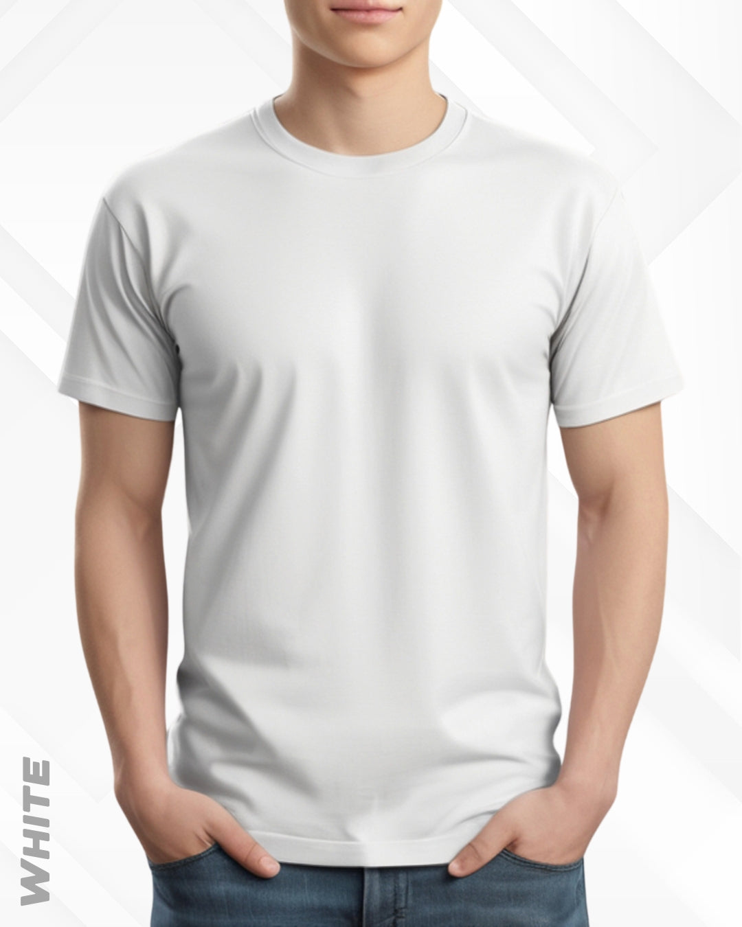 CLASSIC CREW NECK PLAIN TEE - LIGHTER SHADES