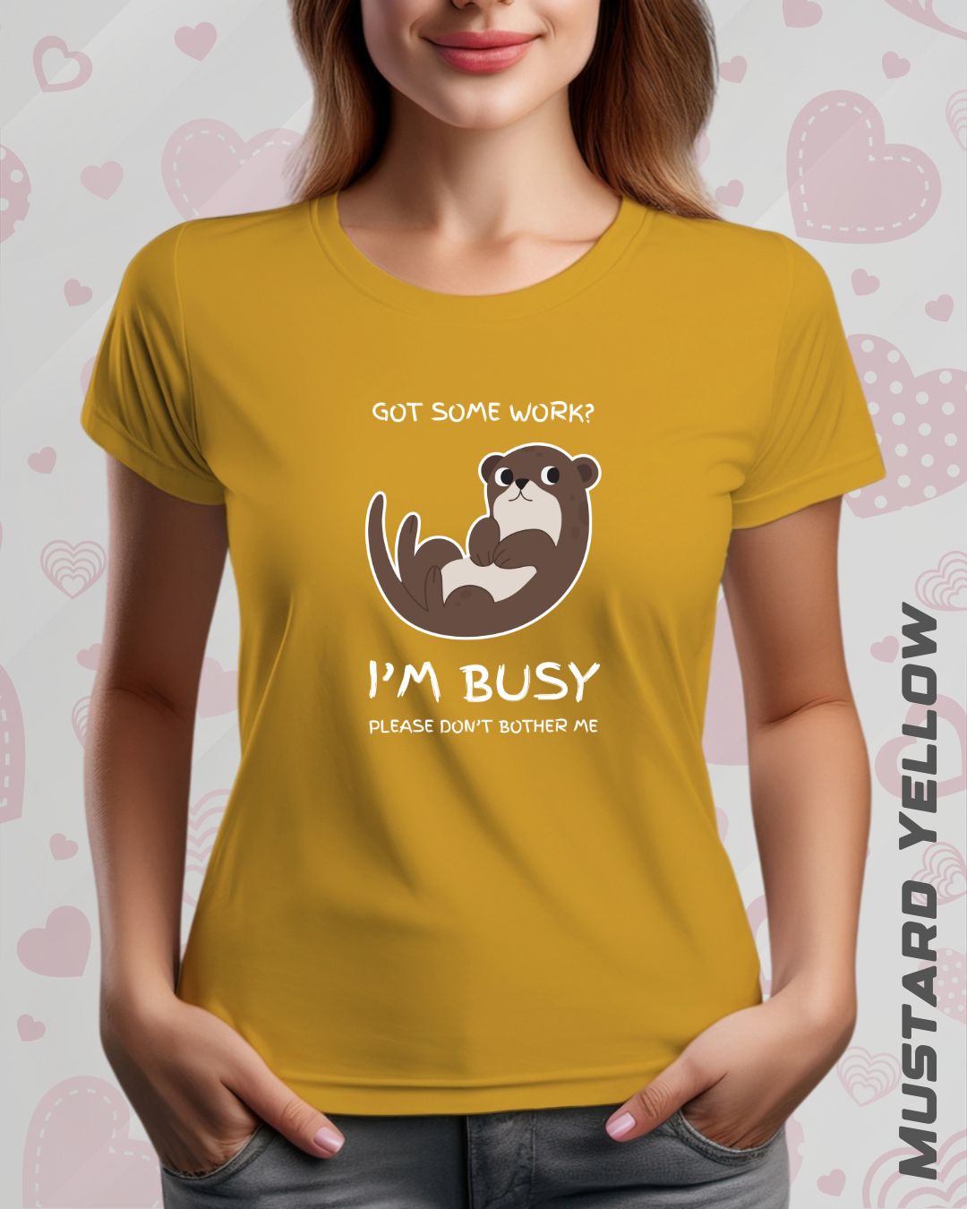 I'M BUSY TEE - DARKER SHADES