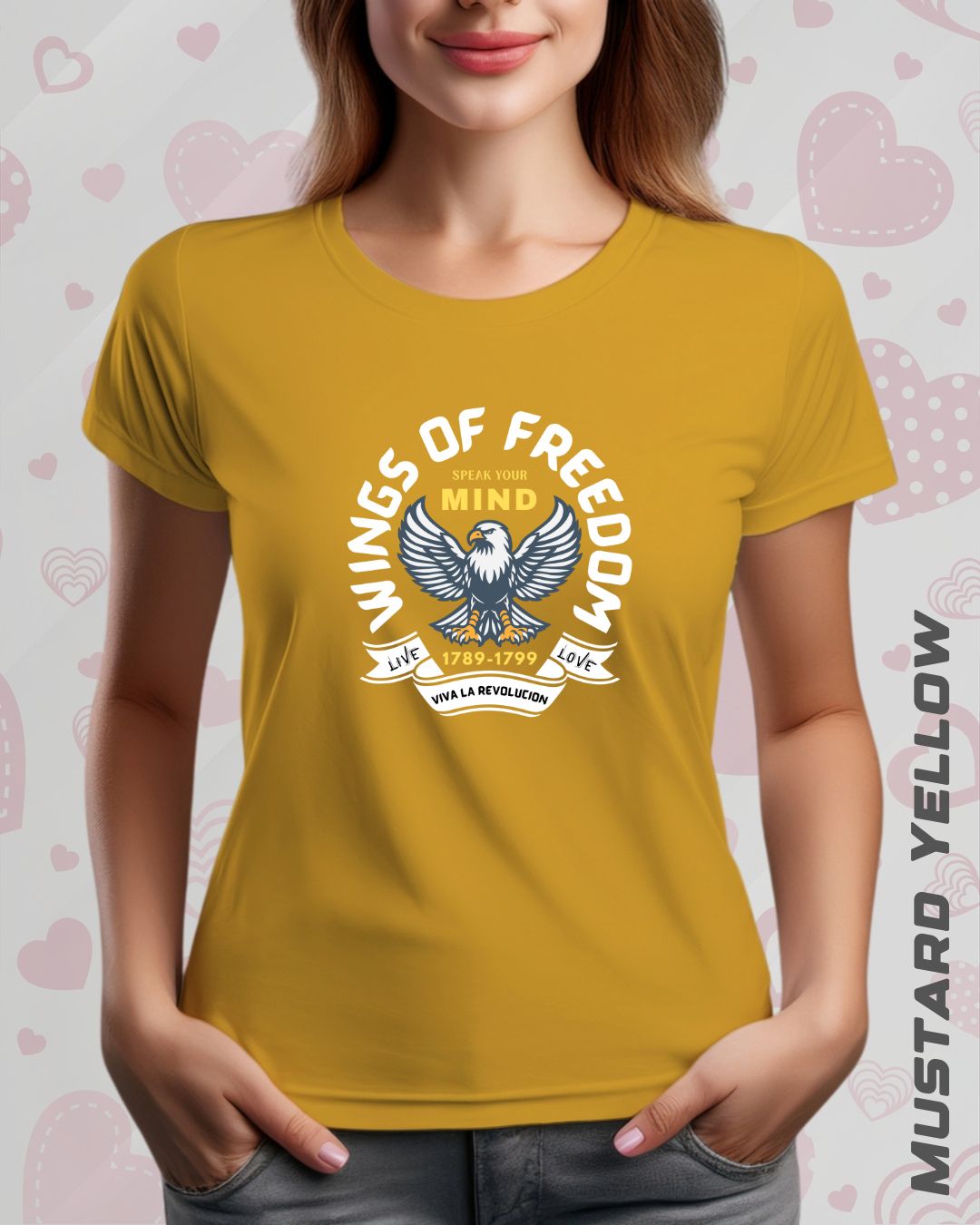 WINGS OF FREEDOM TEE - DARKER SHADES