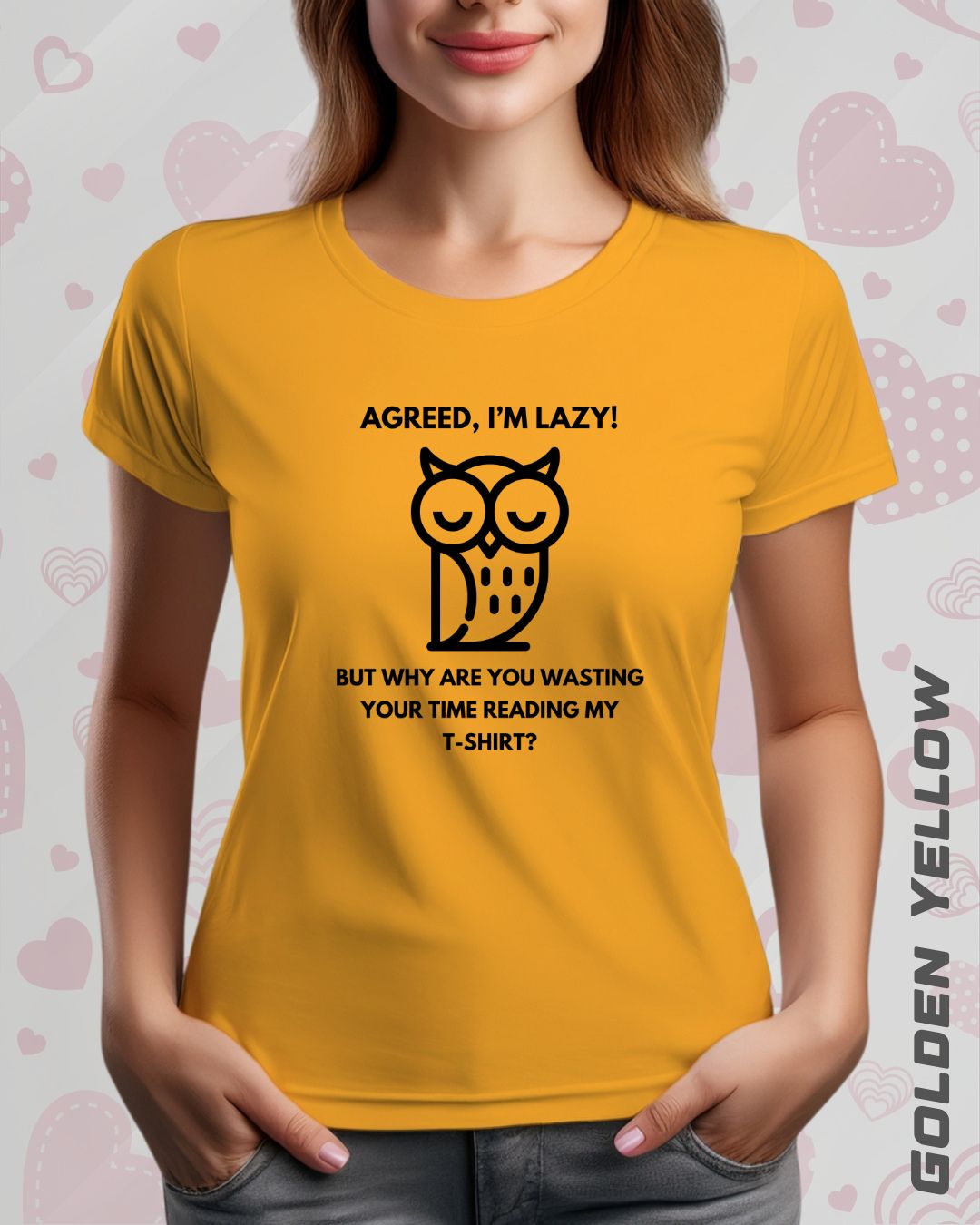 LAZY OWL TEE - LIGHTER SHADES
