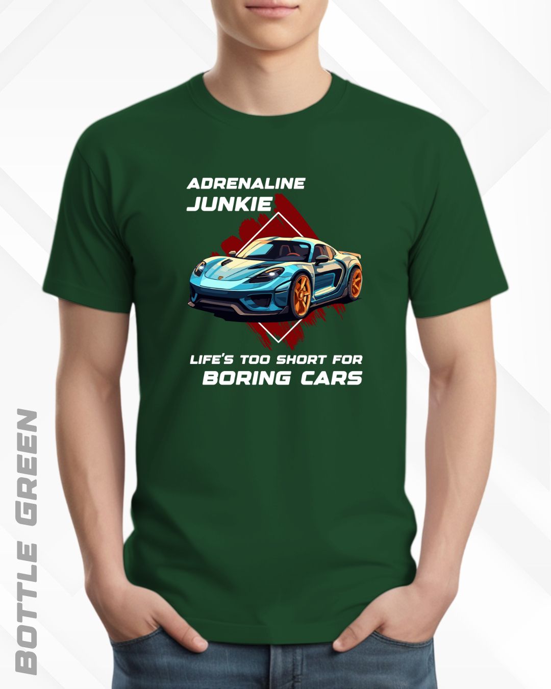 ADRENALINE JUNKIE TEE - DARKER SHADES