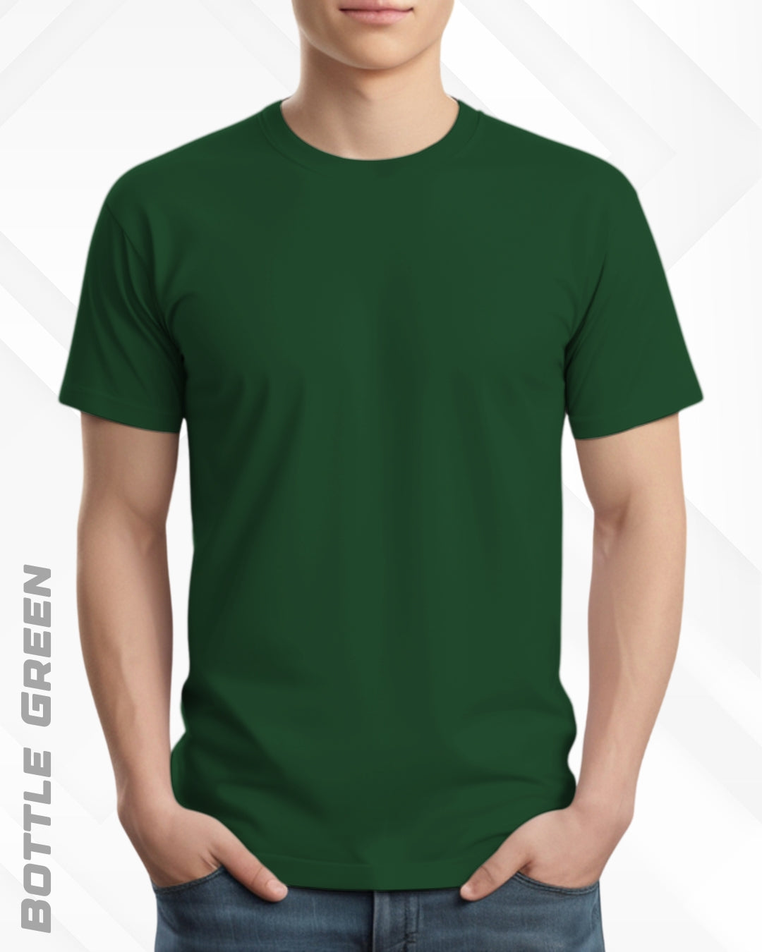 CLASSIC CREW NECK PLAIN TEE - DARKER SHADES