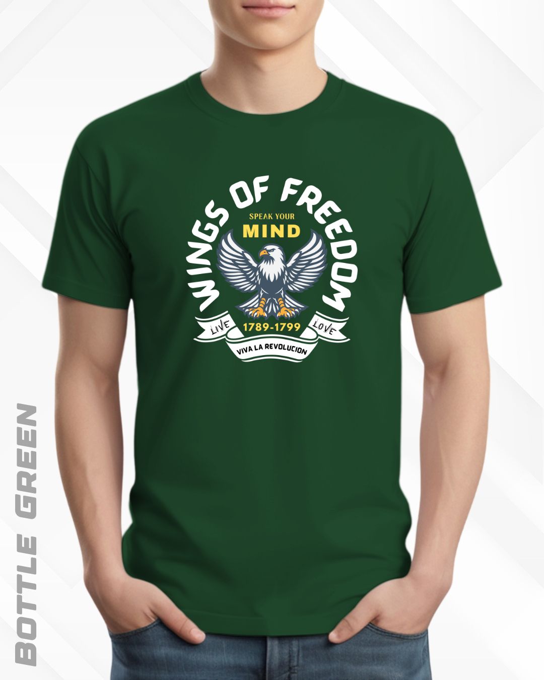 WINGS OF FREEDOM TEE - DARKER SHADES