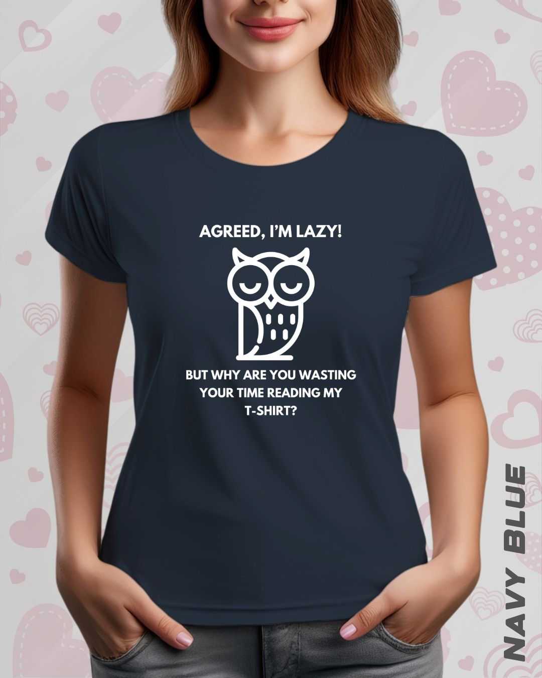 LAZY OWL TEE - DARKER SHADES