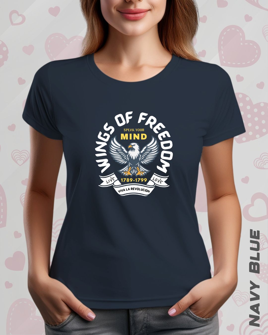 WINGS OF FREEDOM TEE - DARKER SHADES