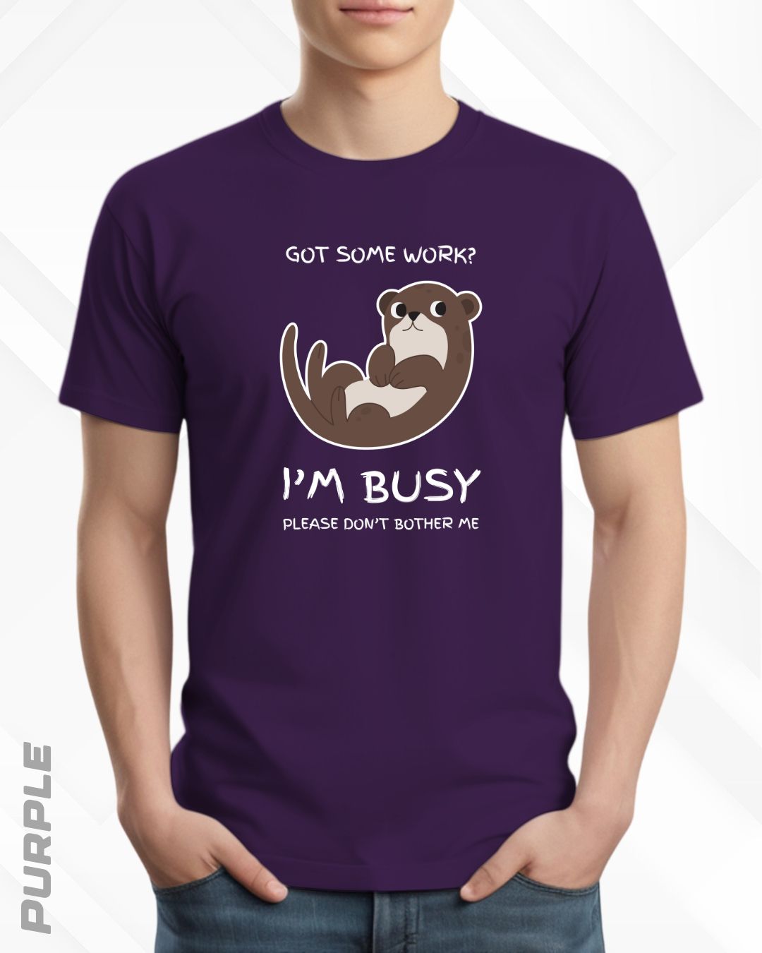 I'M BUSY TEE - DARKER SHADES