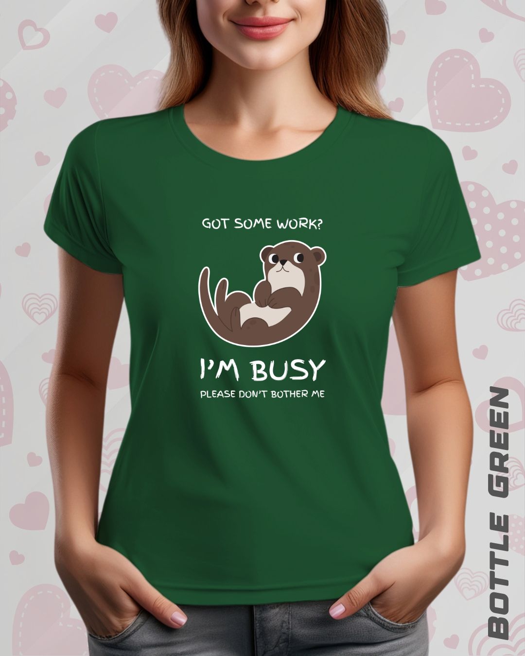 I'M BUSY TEE - DARKER SHADES