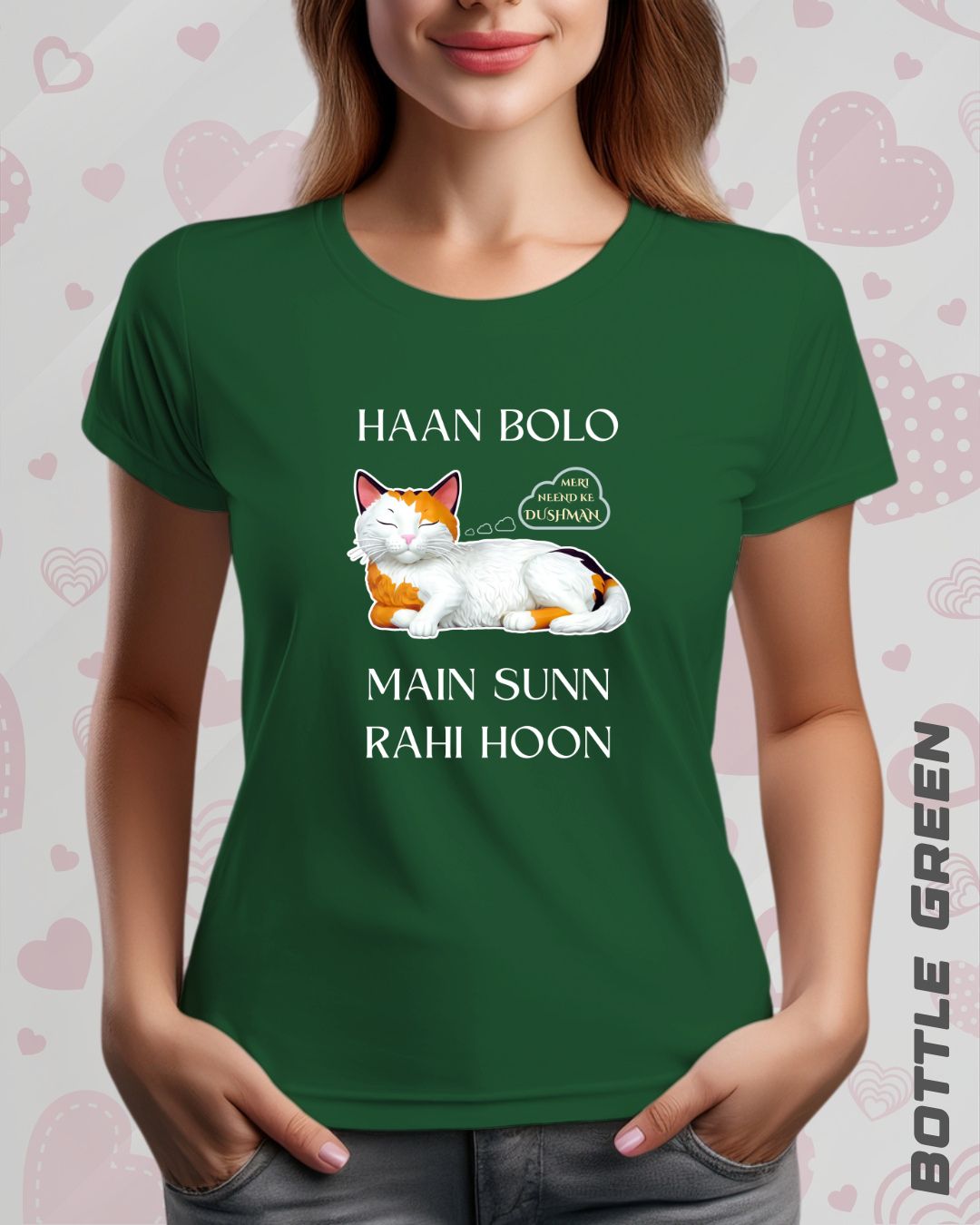 SLEEPY HEAD GIRL TEE - DARKER SHADES