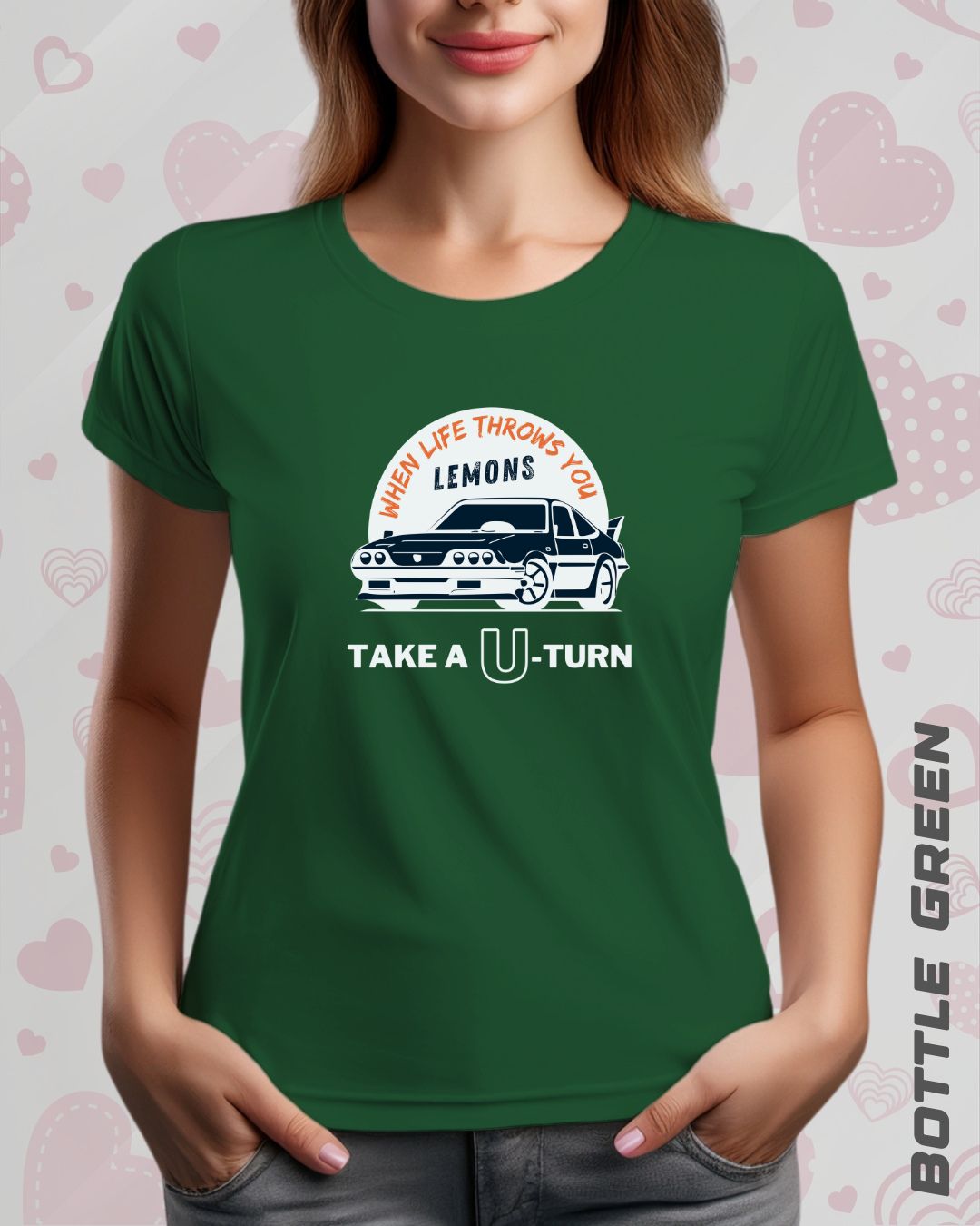TAKE A U-TURN TEE - DARKER SHADES