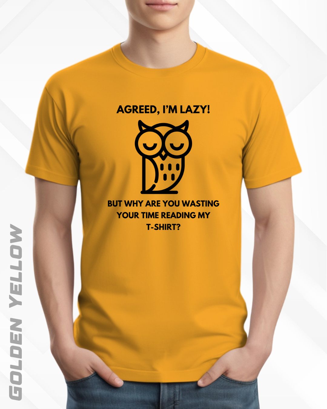 LAZY OWL TEE - LIGHTER SHADES