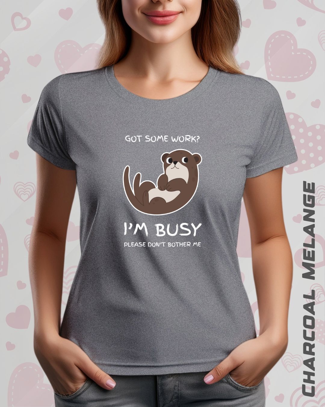 I'M BUSY TEE - DARKER SHADES