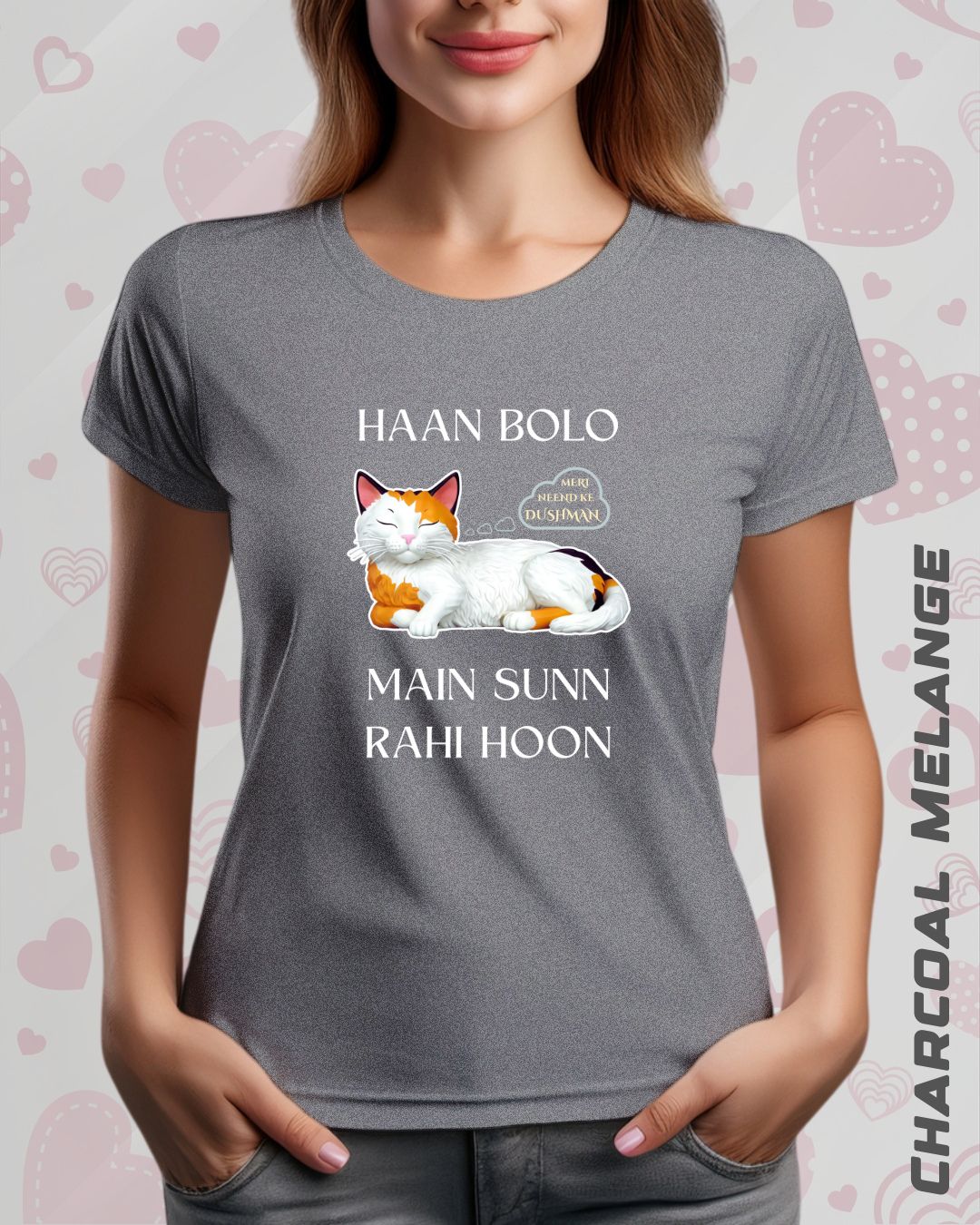 SLEEPY HEAD GIRL TEE - DARKER SHADES