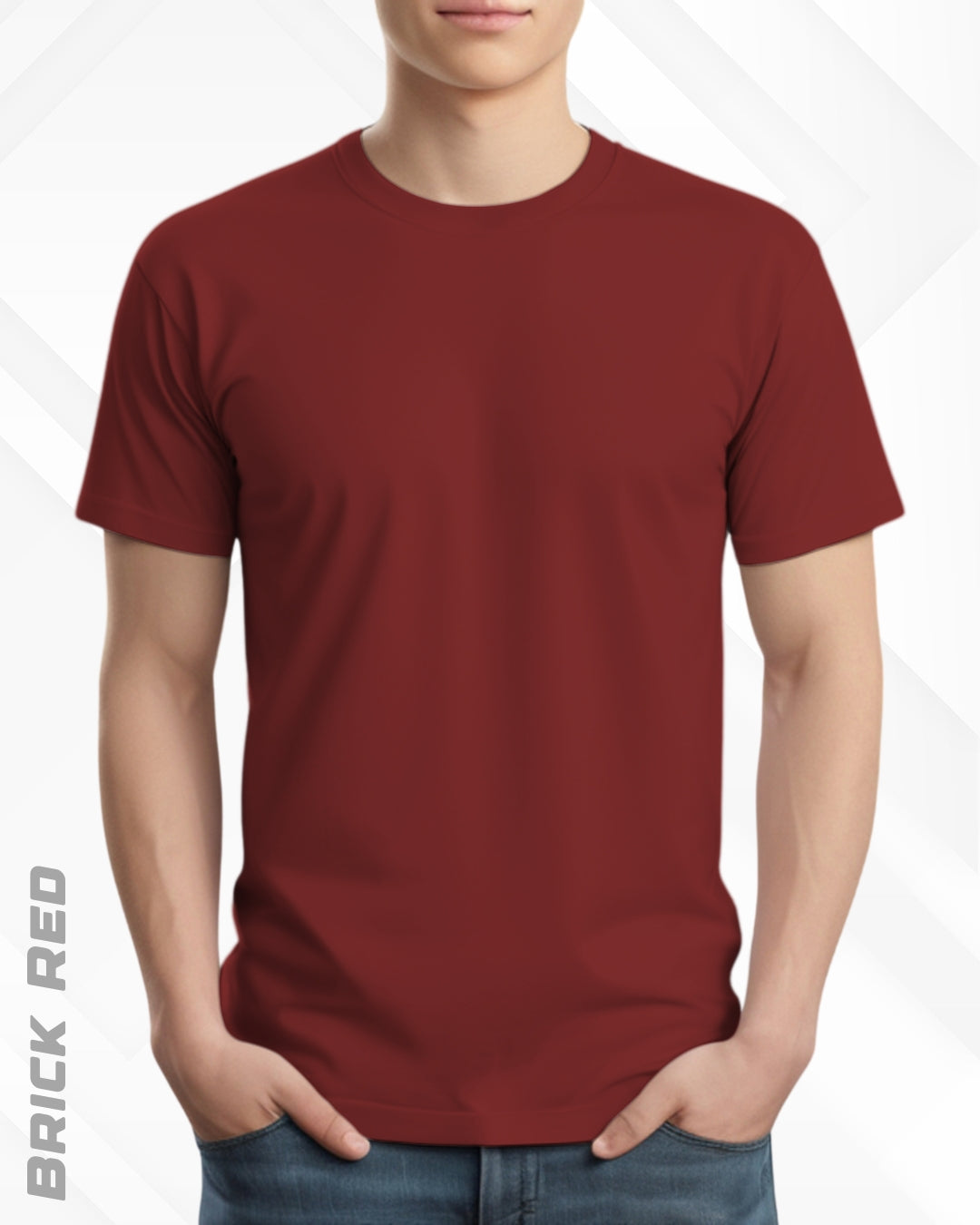 CLASSIC CREW NECK PLAIN TEE - MIXED SHADES