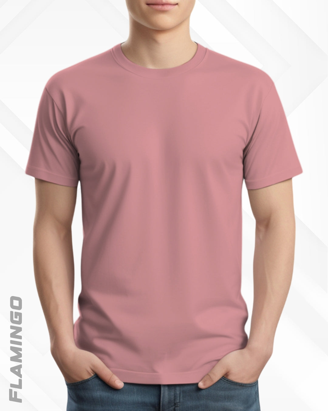CLASSIC CREW NECK PLAIN TEE - MIXED SHADES
