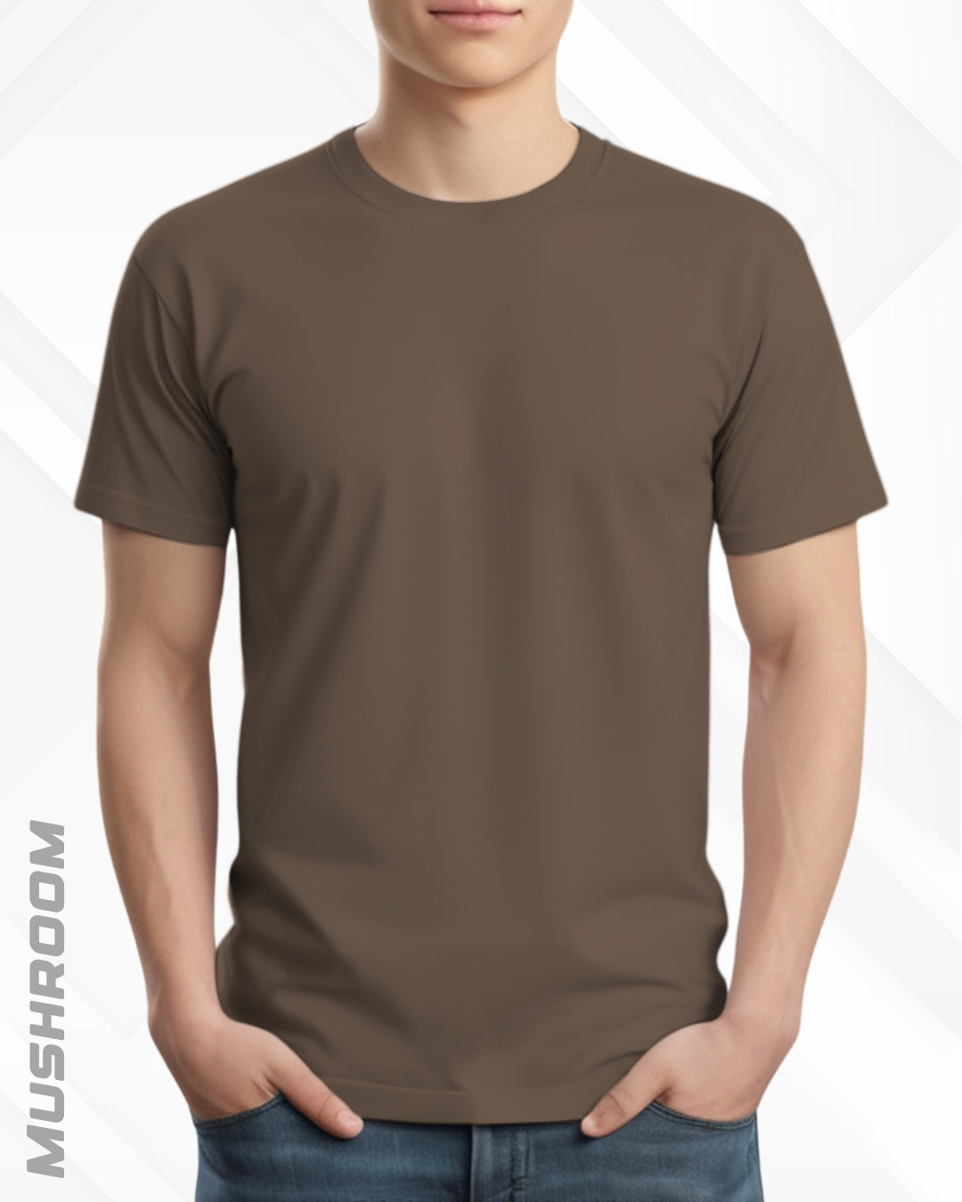 CLASSIC CREW NECK PLAIN TEE - MIXED SHADES
