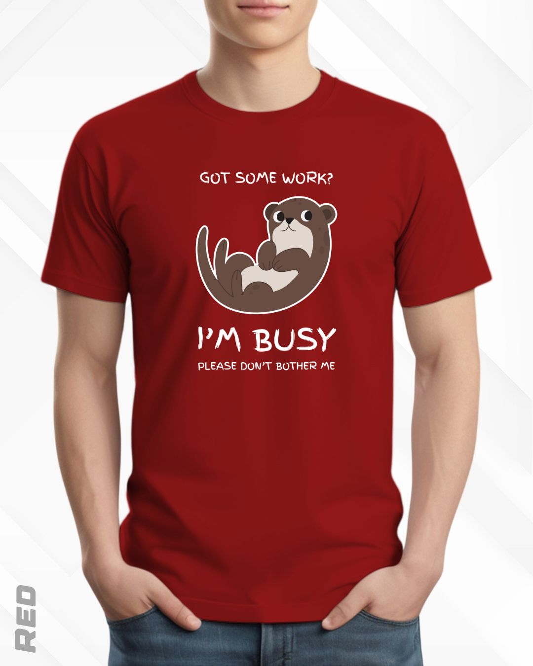 I'M BUSY TEE - DARKER SHADES