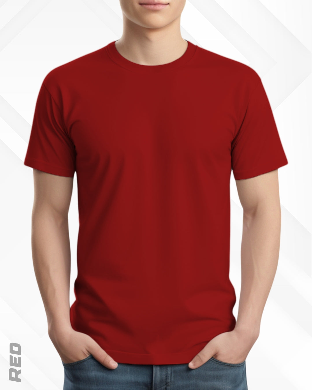 CLASSIC CREW NECK PLAIN TEE - DARKER SHADES