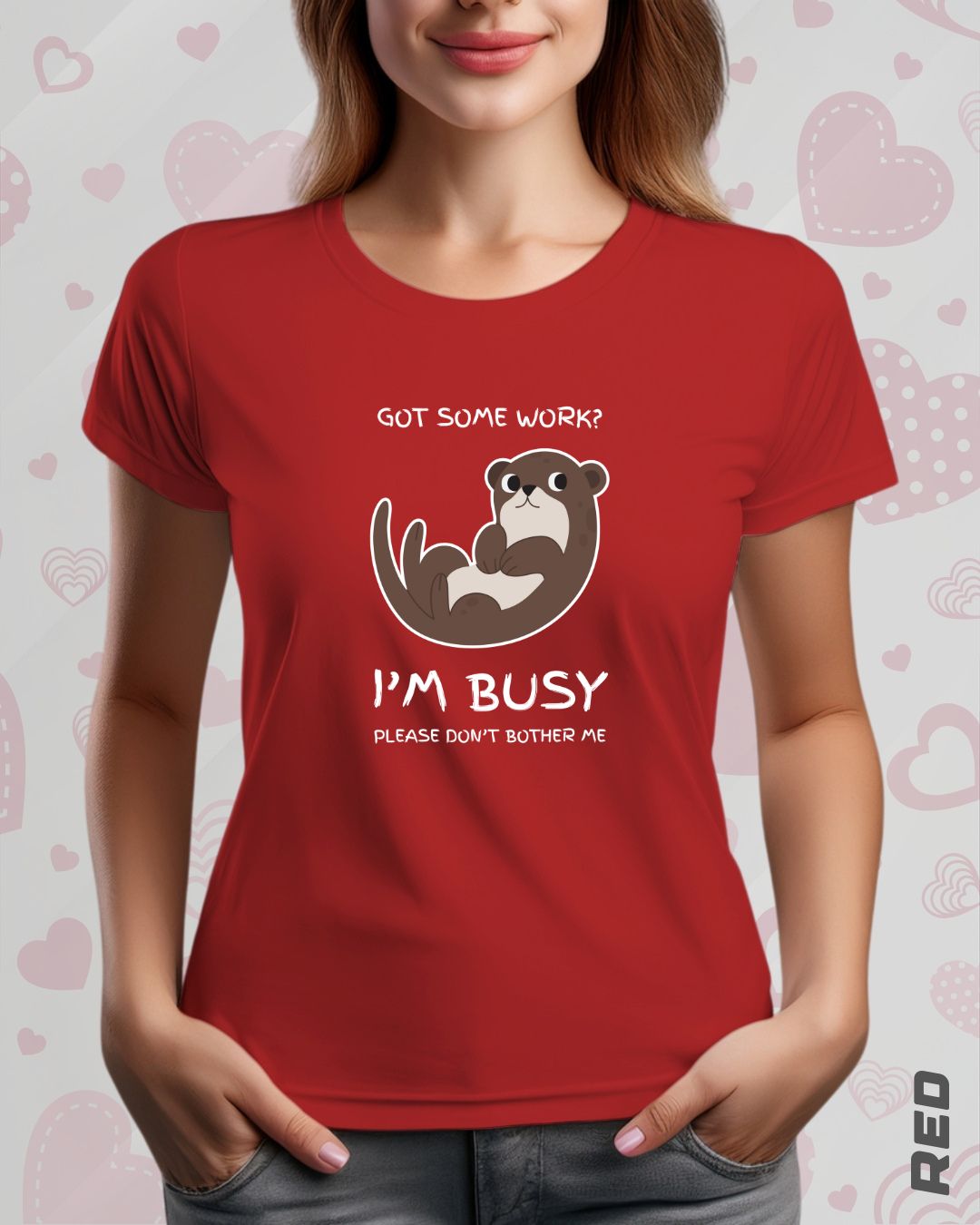 I'M BUSY TEE - DARKER SHADES