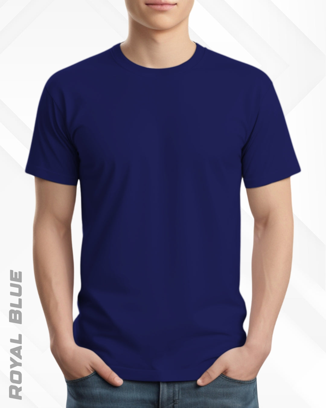CLASSIC CREW NECK PLAIN TEE - DARKER SHADES