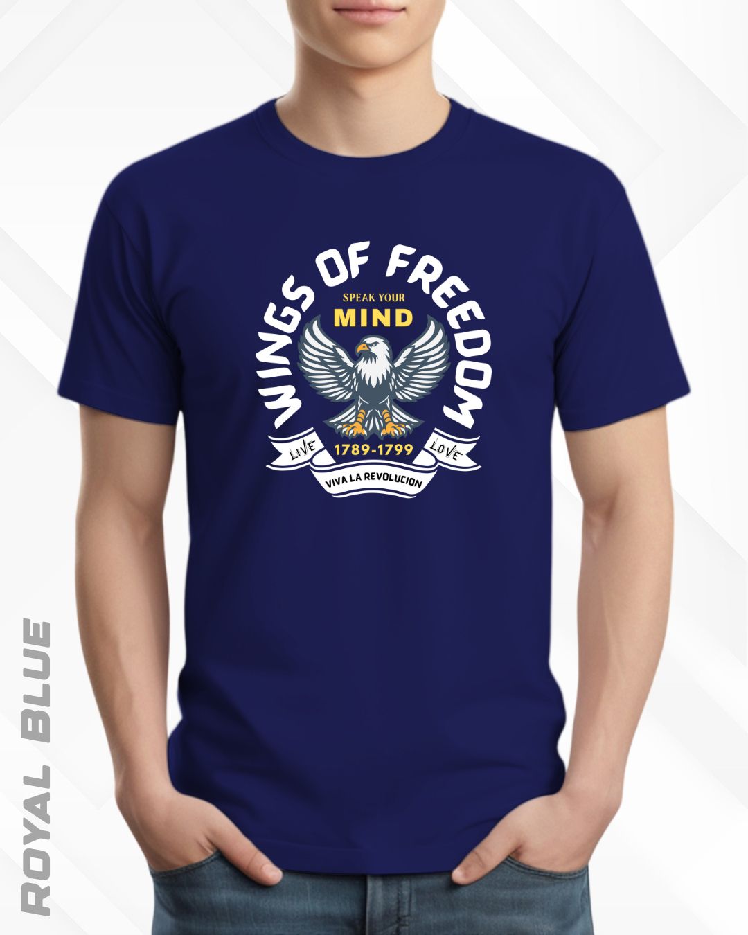 WINGS OF FREEDOM TEE - DARKER SHADES