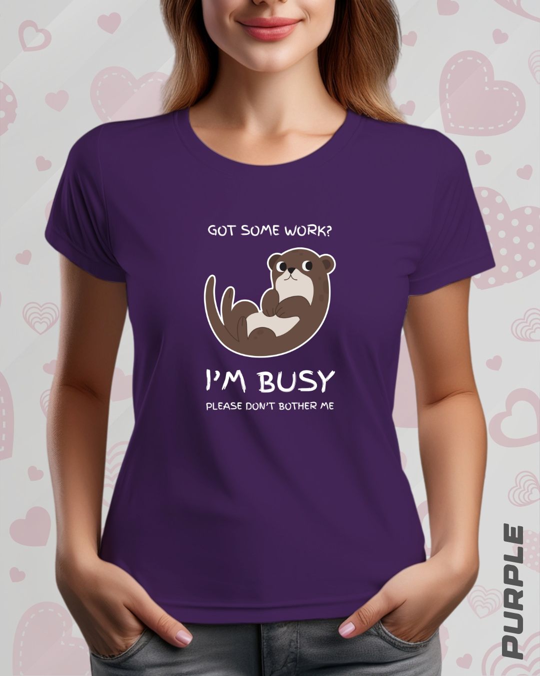I'M BUSY TEE - DARKER SHADES