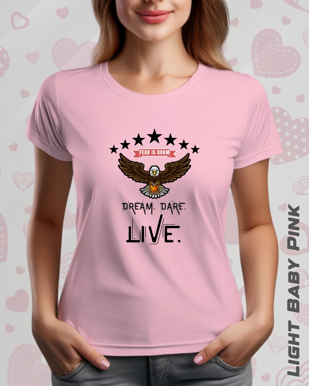 DREAM DARE LIVE TEE - LIGHTER SHADES