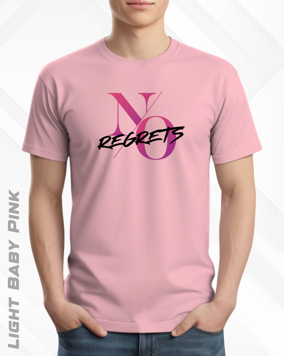 NO REGRETS TEE - LIGHTER SHADES