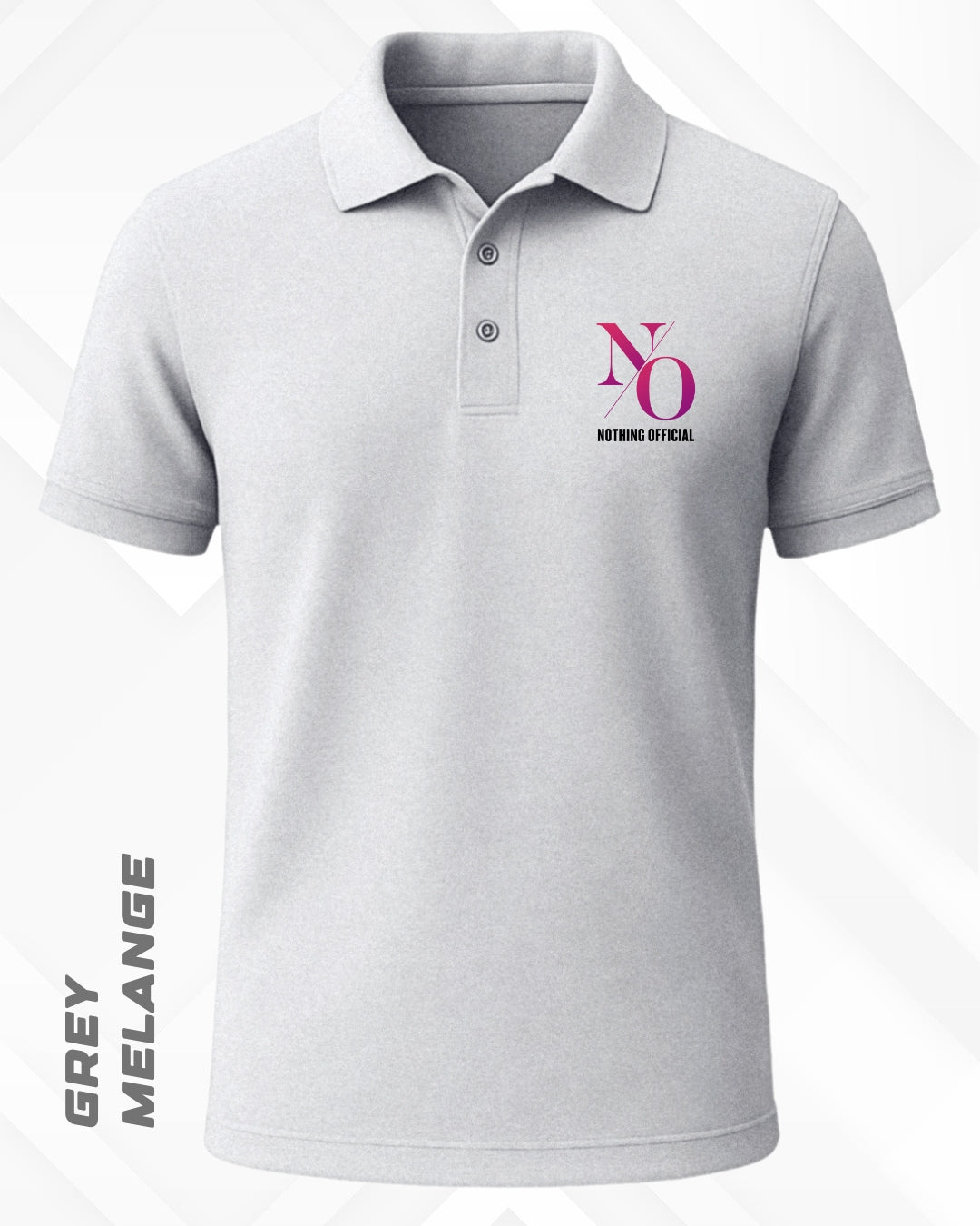 NOTHING OFFICIAL POLO T-SHIRT - LIGHTER SHADES