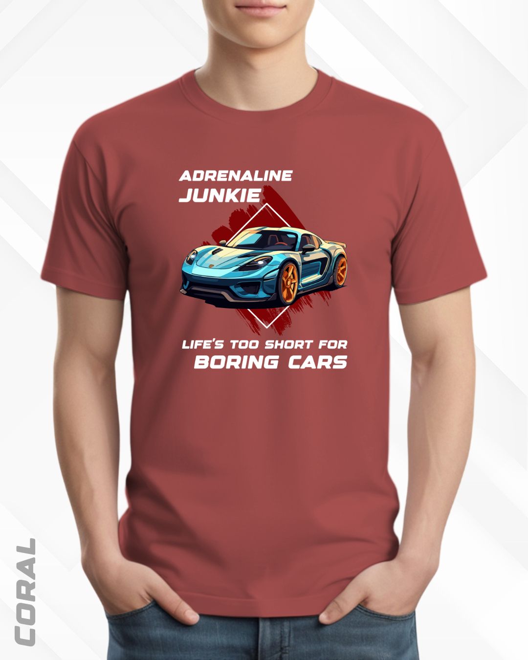 ADRENALINE JUNKIE TEE - DARKER SHADES