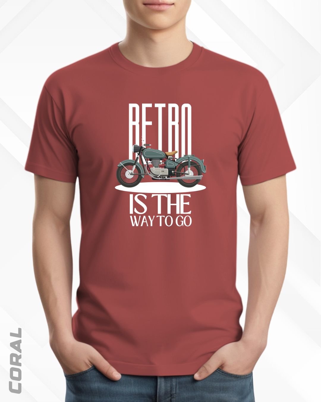 GO RETRO TEE - DARKER SHADES