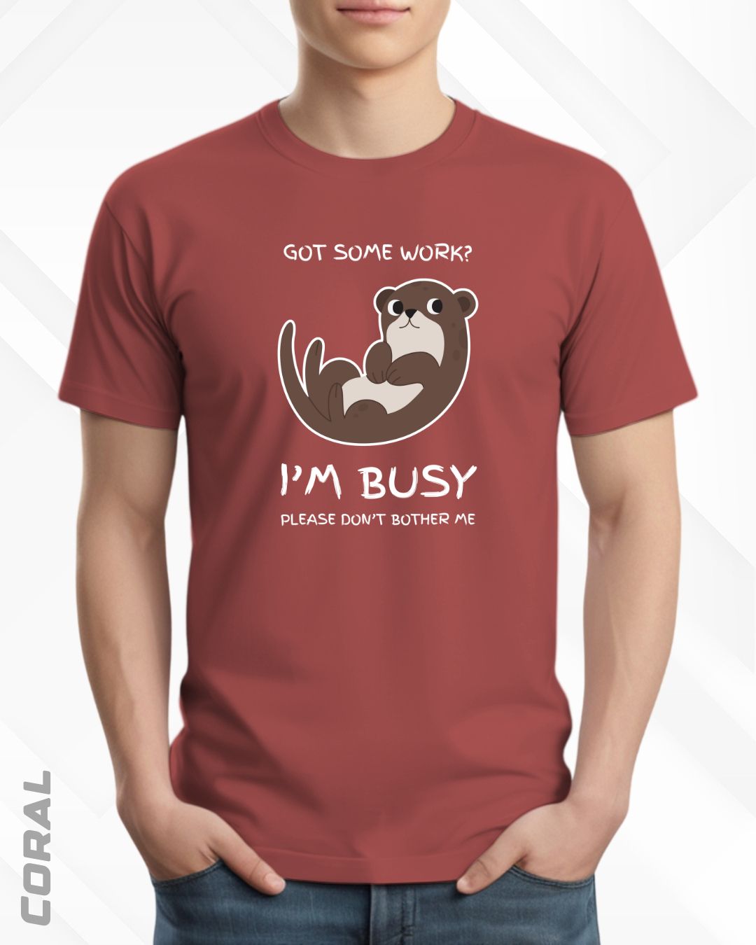 I'M BUSY TEE - DARKER SHADES
