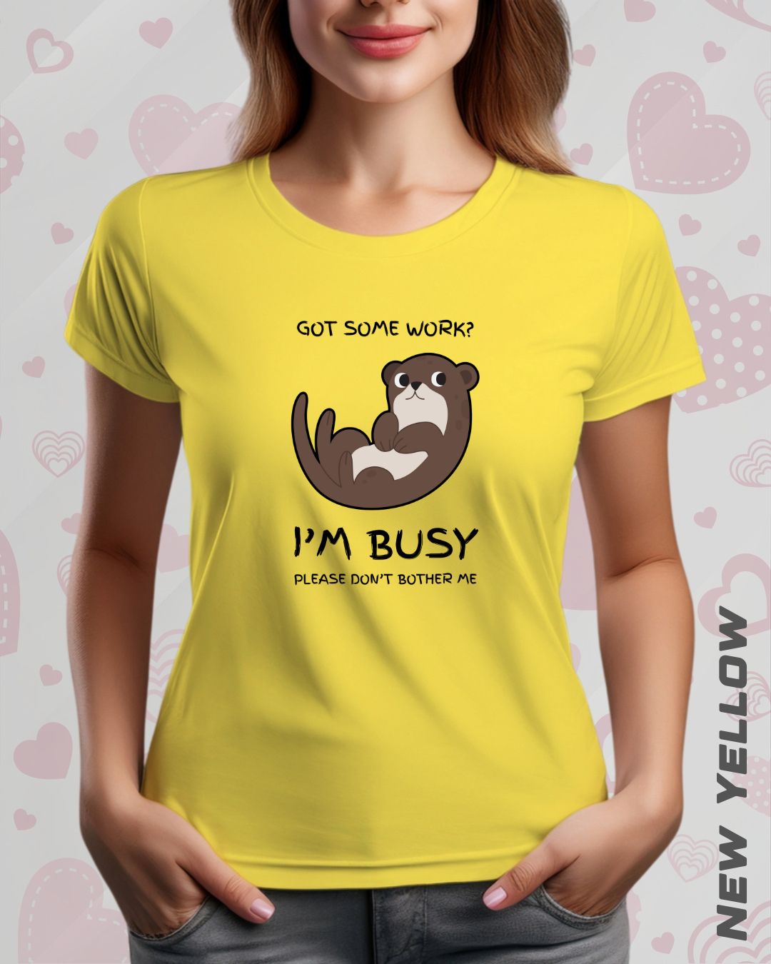 I'M BUSY TEE - LIGHTER SHADES