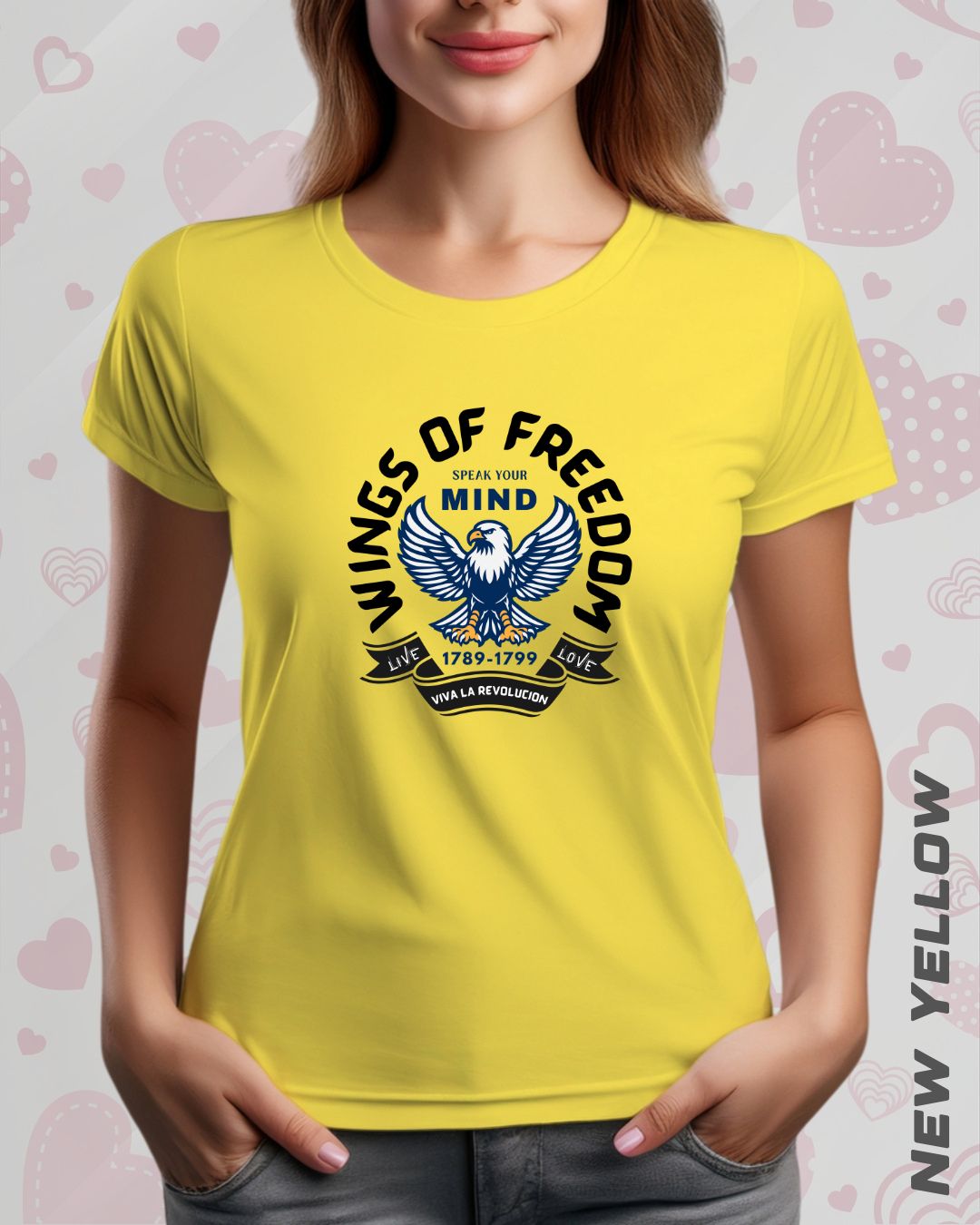 WINGS OF FREEDOM TEE - LIGHTER SHADES