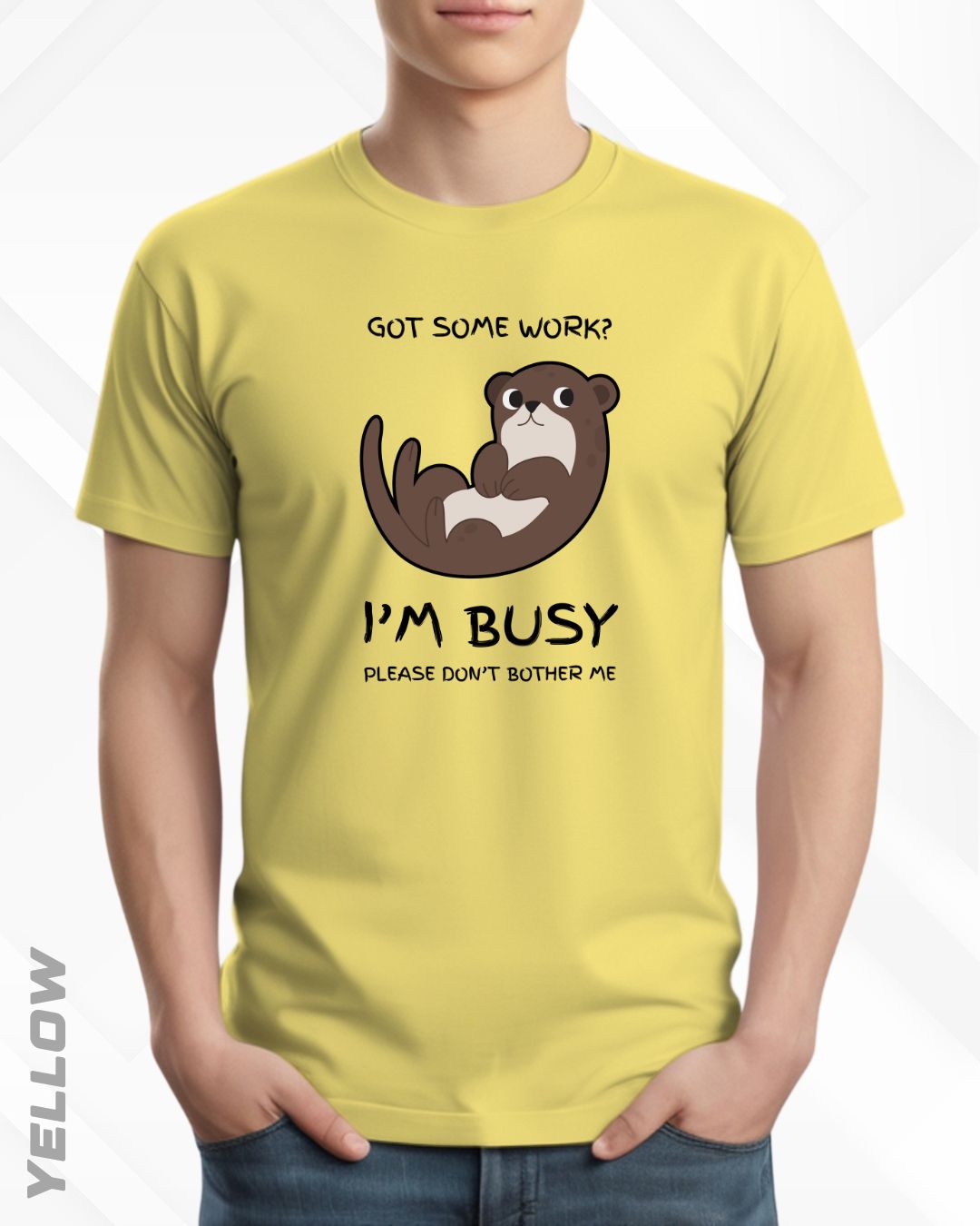 I'M BUSY TEE - LIGHTER SHADES