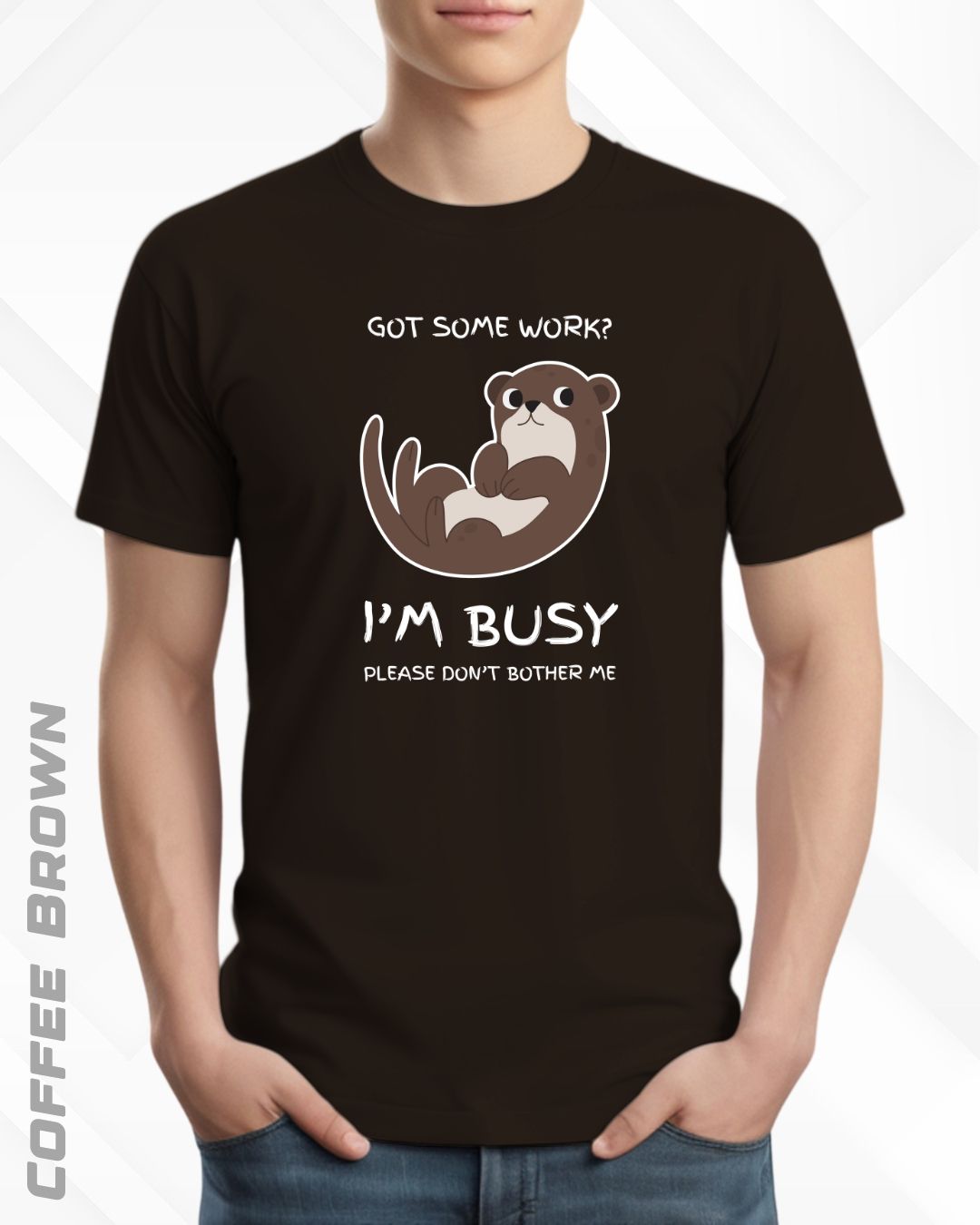 I'M BUSY TEE - DARKER SHADES