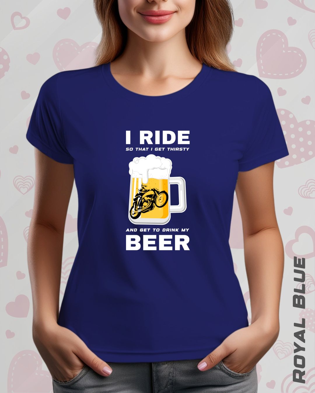 I RIDE BEER TEE - DARKER SHADES