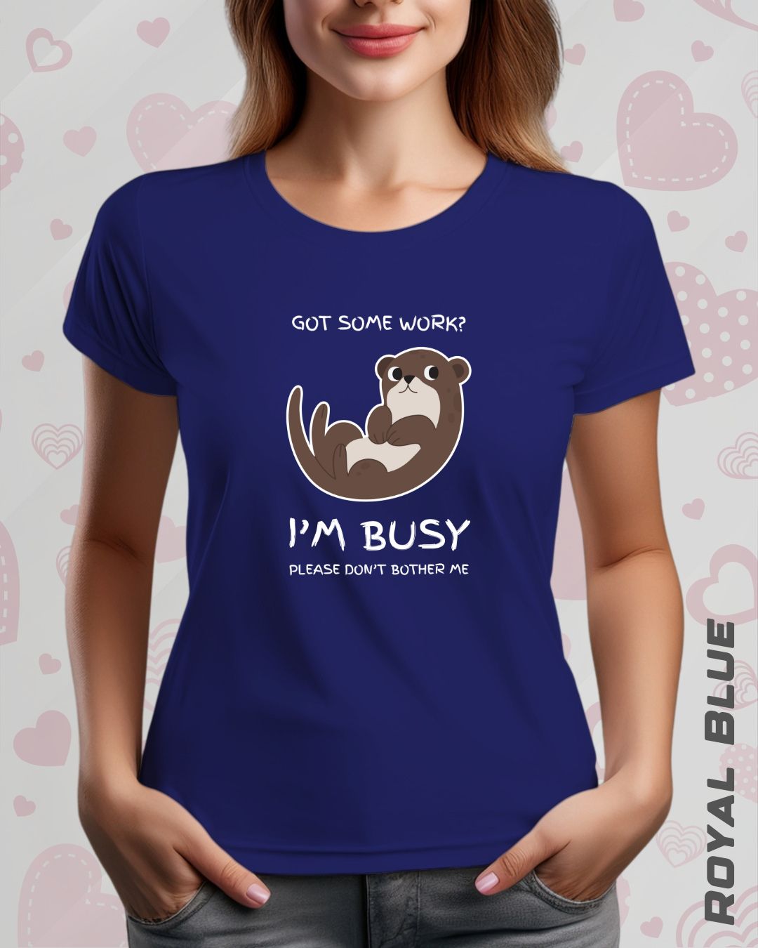 I'M BUSY TEE - DARKER SHADES