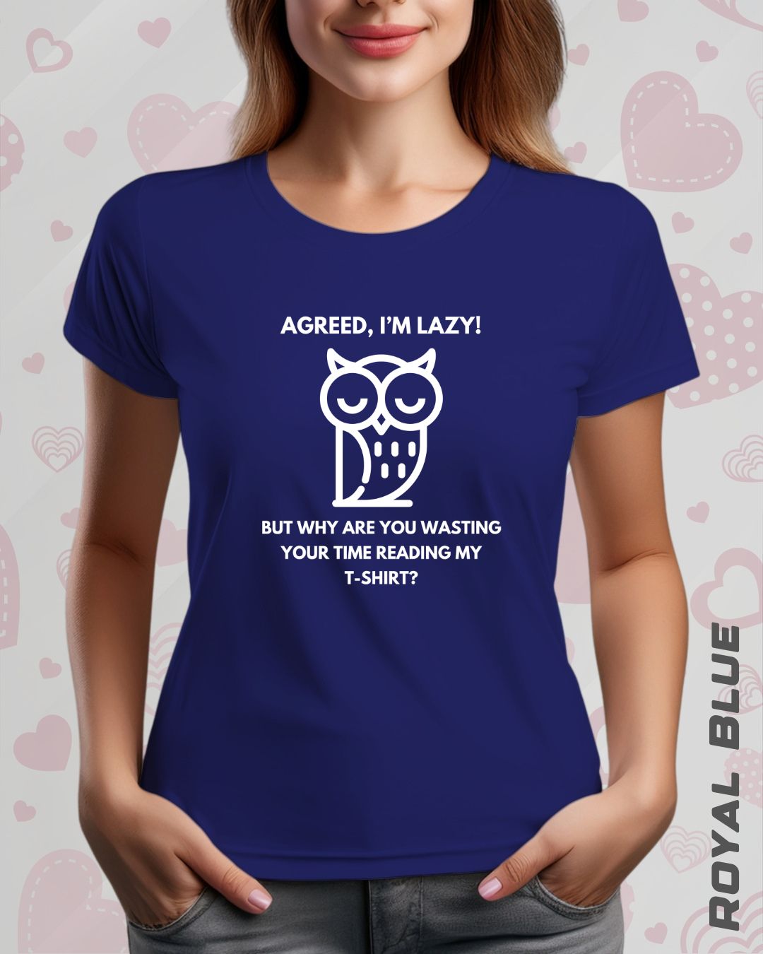 LAZY OWL TEE - DARKER SHADES