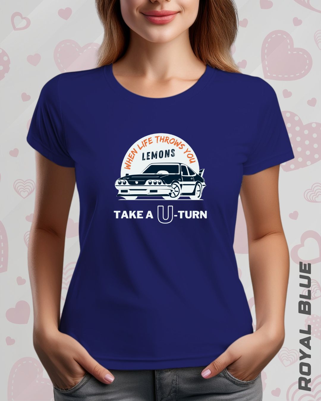 TAKE A U-TURN TEE - DARKER SHADES