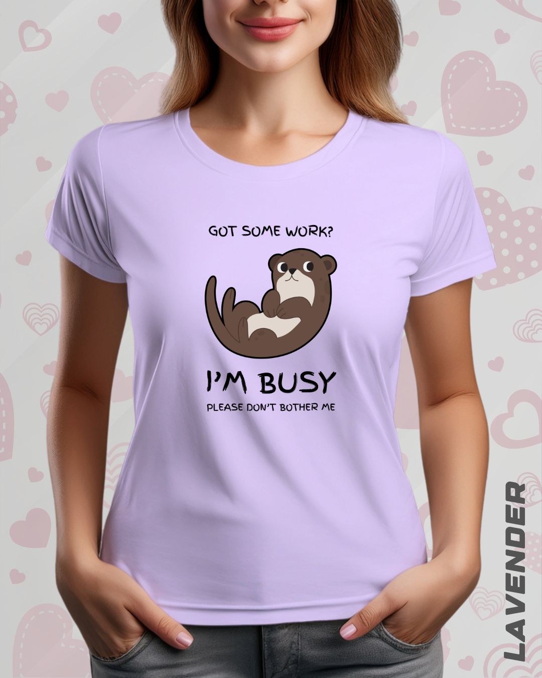 I'M BUSY TEE - LIGHTER SHADES