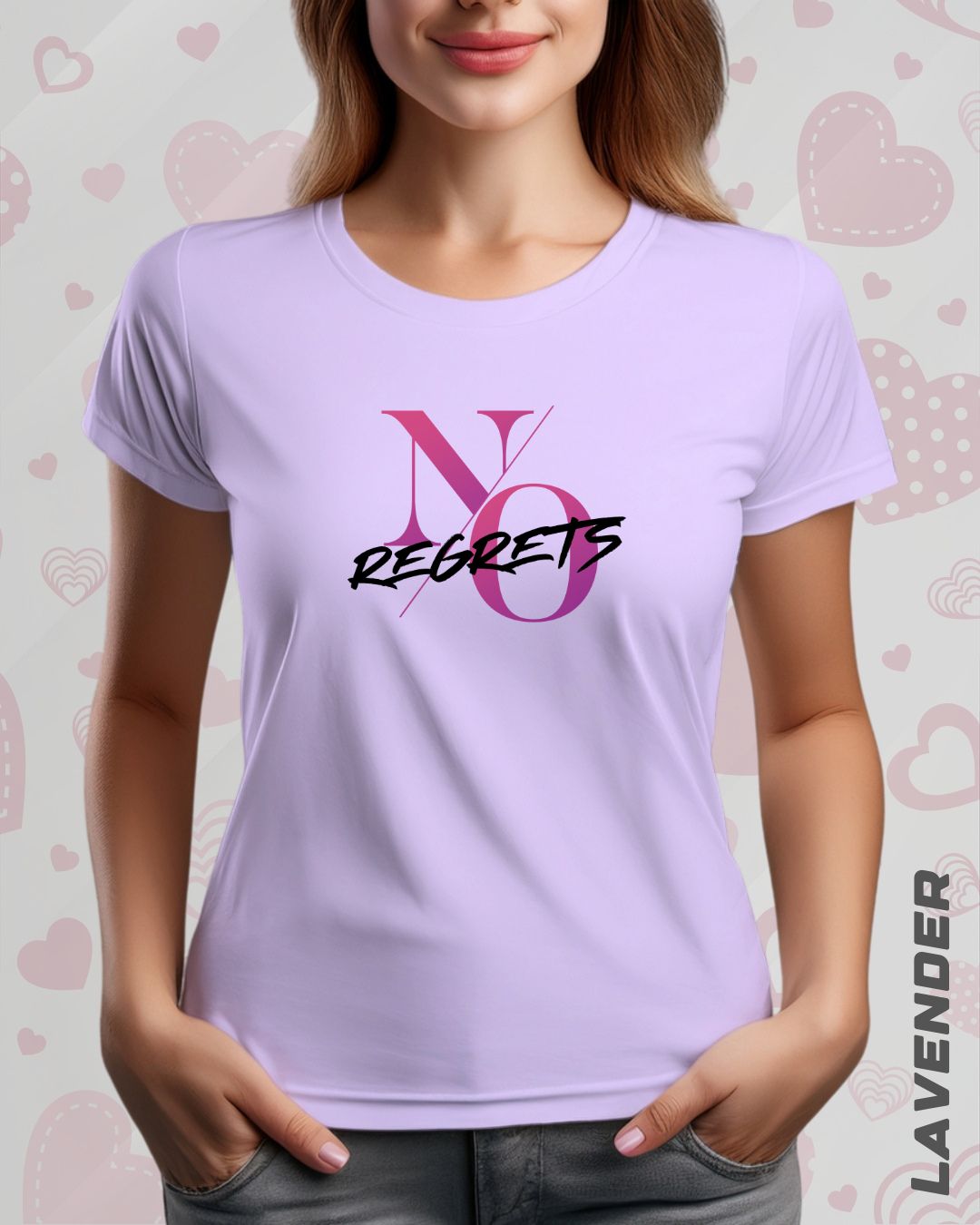 NO REGRETS TEE - LIGHTER SHADES