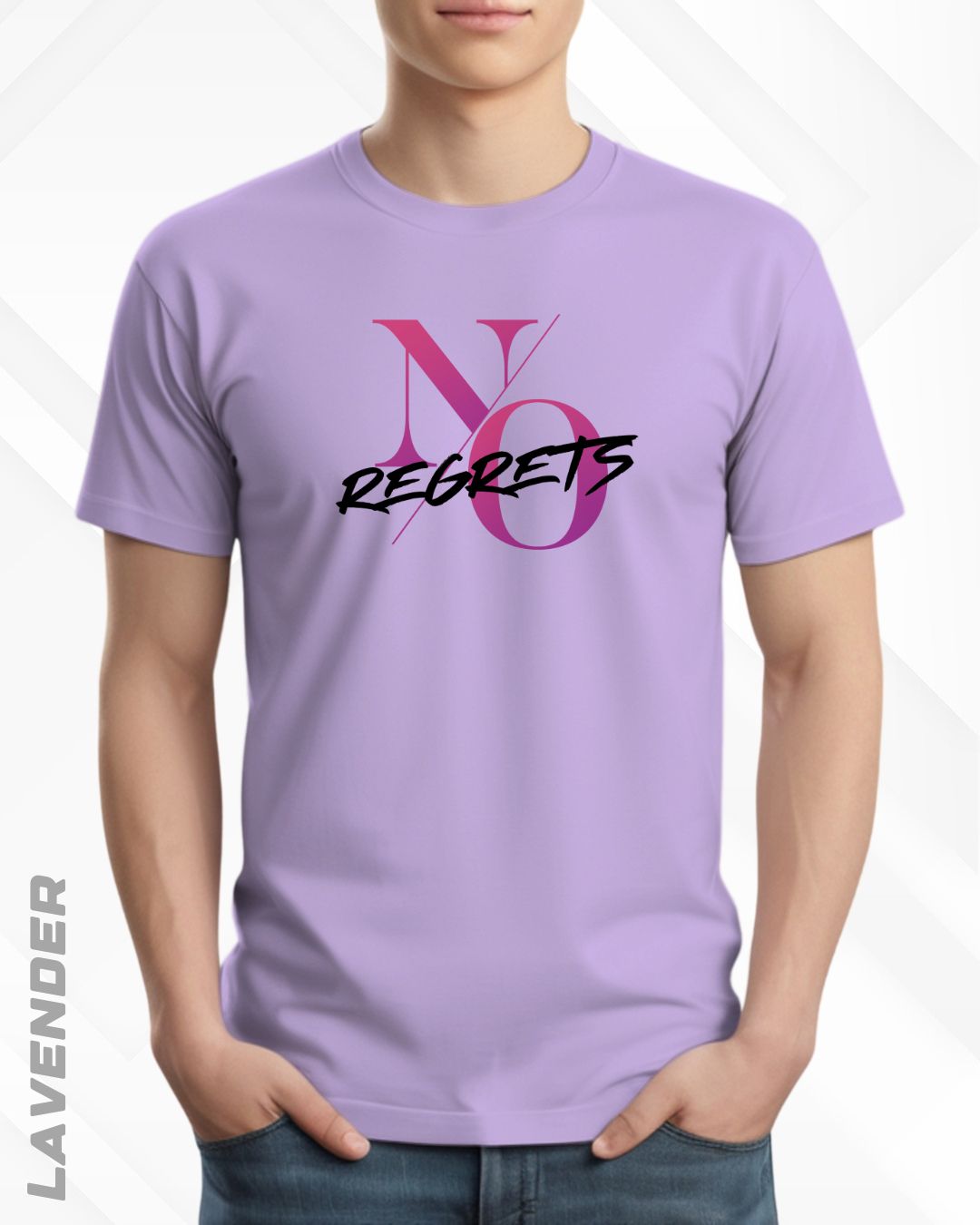 NO REGRETS TEE - LIGHTER SHADES