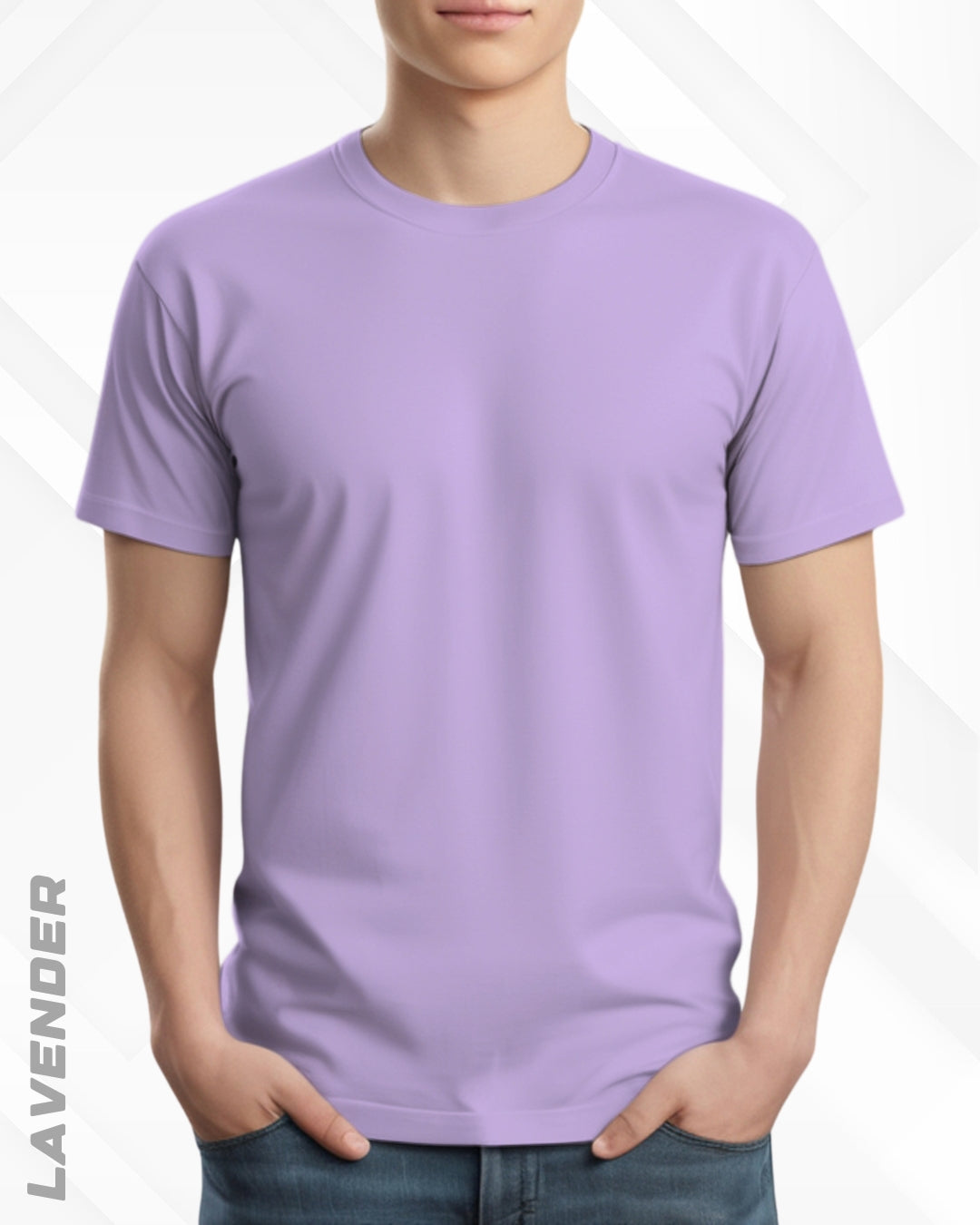CLASSIC CREW NECK PLAIN TEE - LIGHTER SHADES