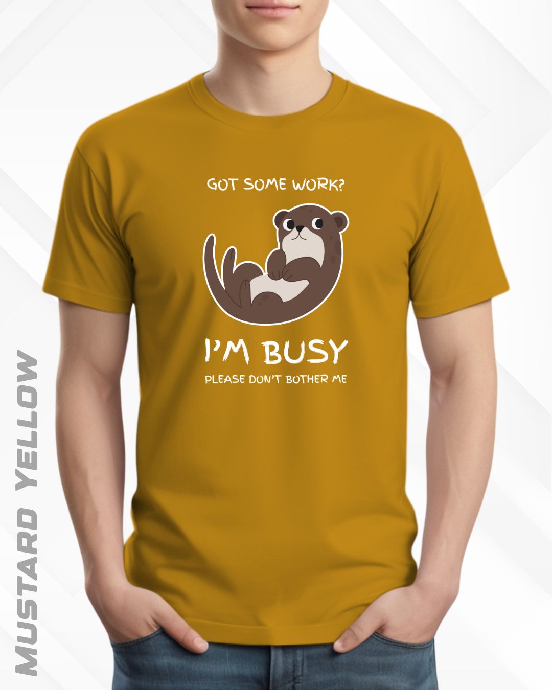 I'M BUSY TEE - DARKER SHADES