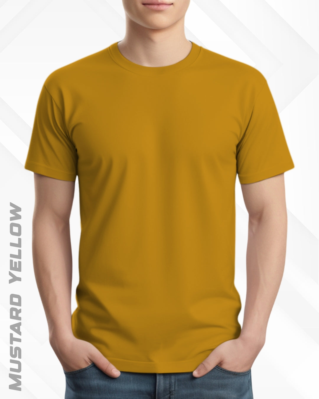 CLASSIC CREW NECK PLAIN TEE - DARKER SHADES