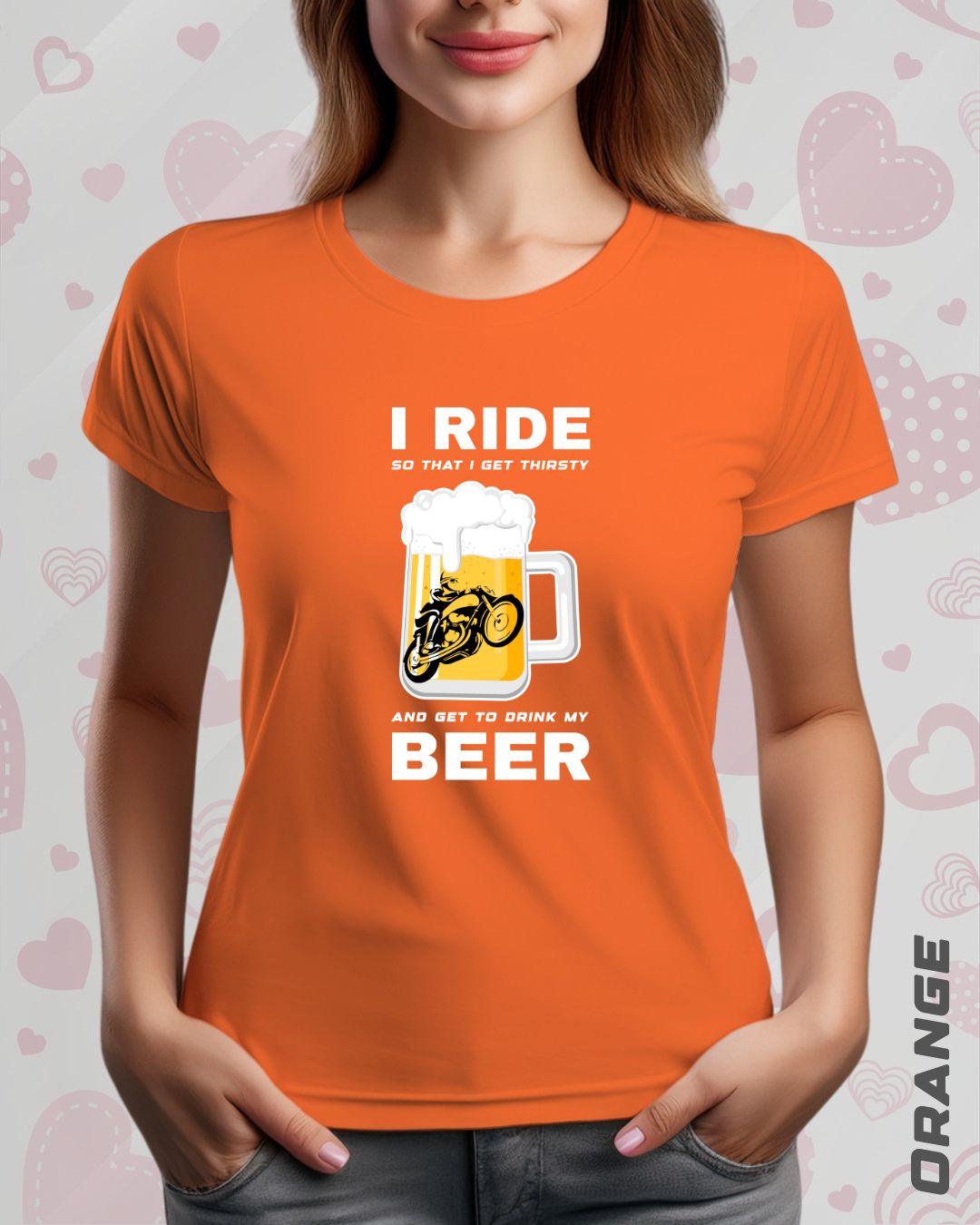 I RIDE BEER TEE - DARKER SHADES